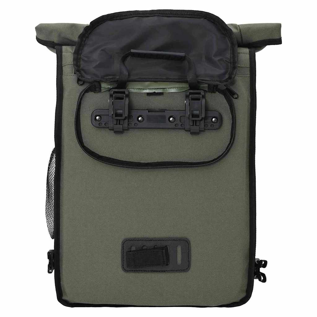 vidaXL Torba rowerowa Oliwkowy 31 x 13 x 58 cm Poliester