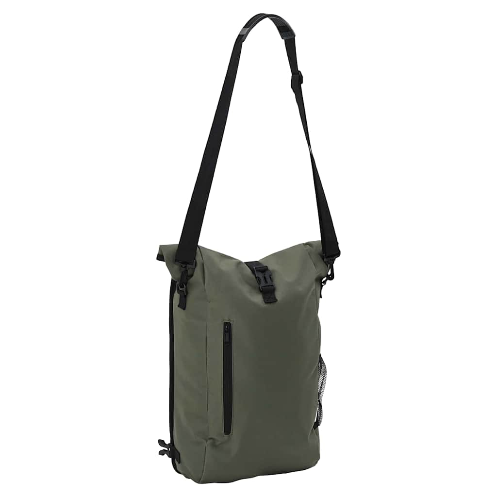 vidaXL Torba rowerowa Oliwkowy 31 x 13 x 58 cm Poliester