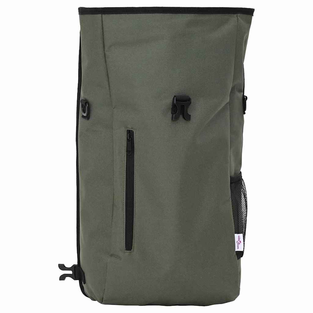 vidaXL Torba rowerowa Oliwkowy 31 x 13 x 58 cm Poliester