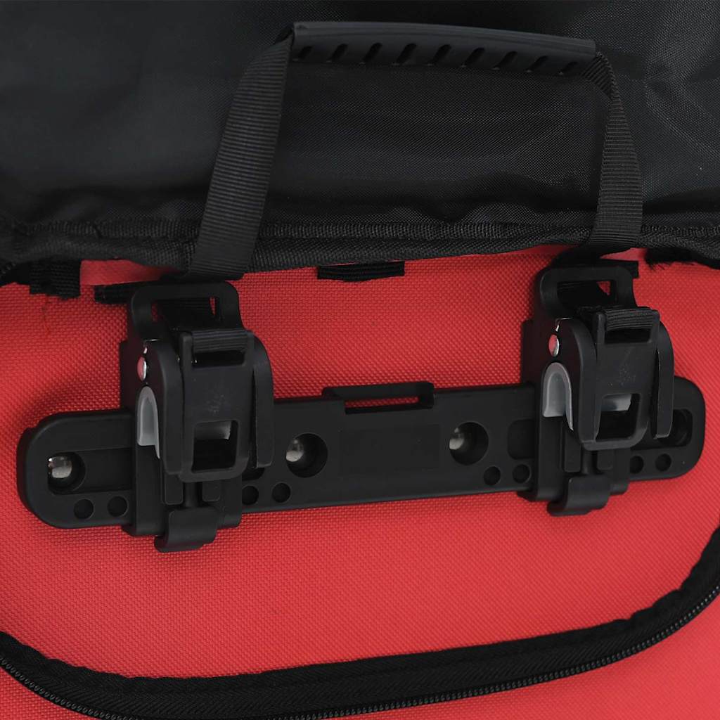 vidaXL Torba rowerowa Czerwony 31 x 13 x 58 cm Poliester