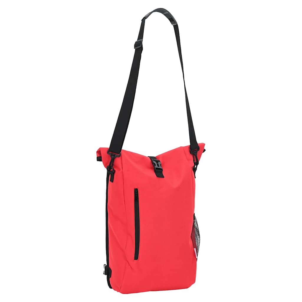 vidaXL Torba rowerowa Czerwony 31 x 13 x 58 cm Poliester