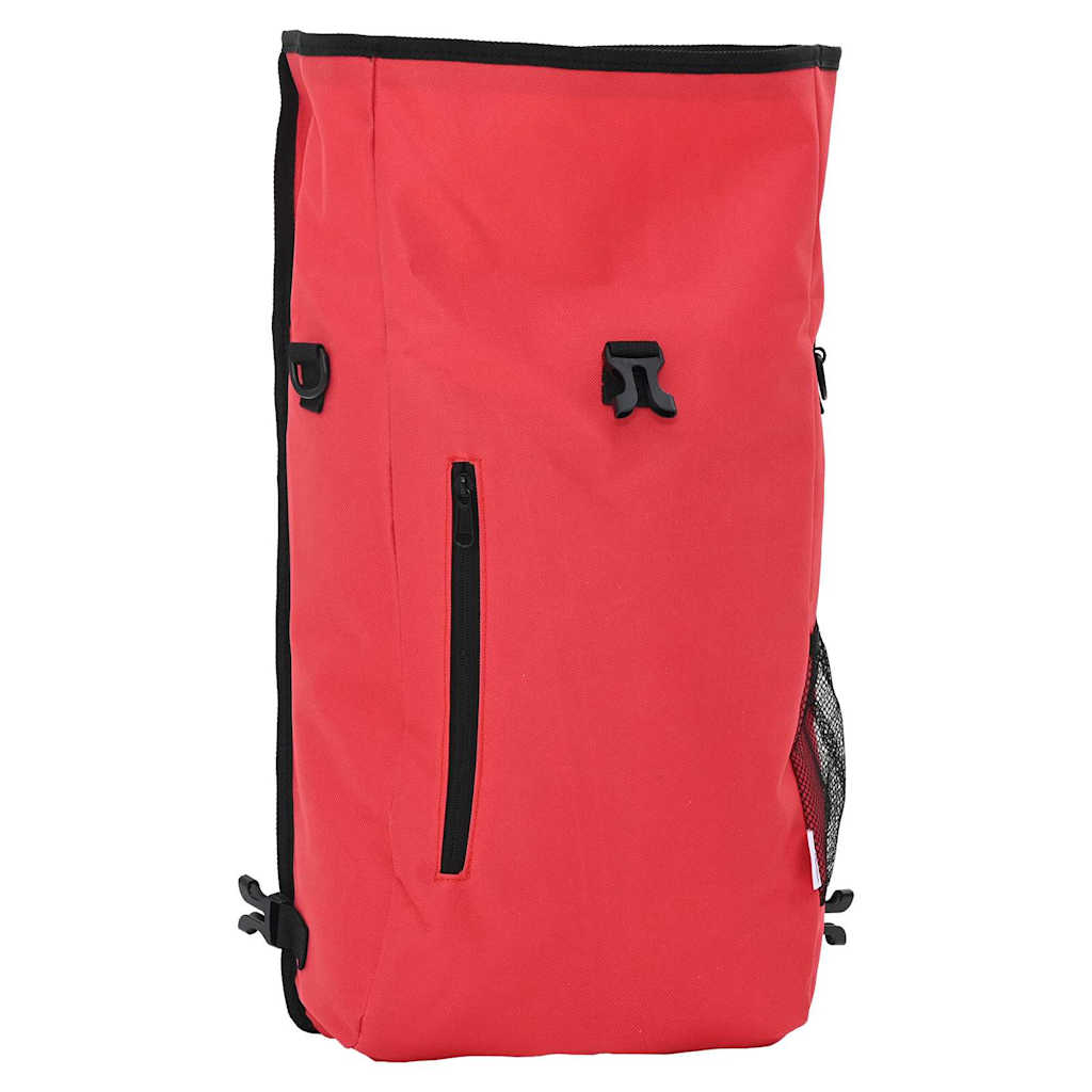 vidaXL Torba rowerowa Czerwony 31 x 13 x 58 cm Poliester