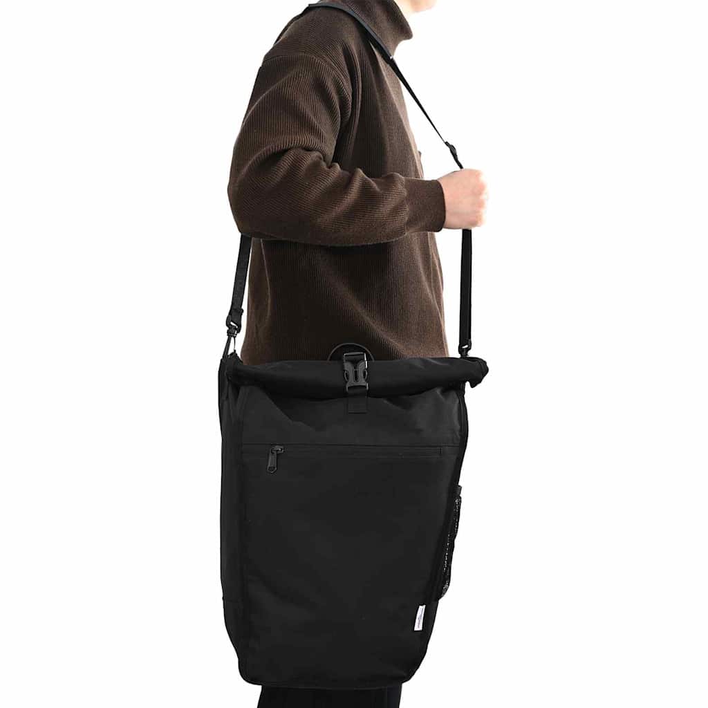 vidaXL Torba rowerowa Czarny 34 x 16 x 59 cm Poliester