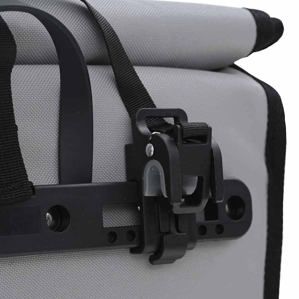 vidaXL Torba rowerowa Szary 34 x 16 x 59 cm Poliester