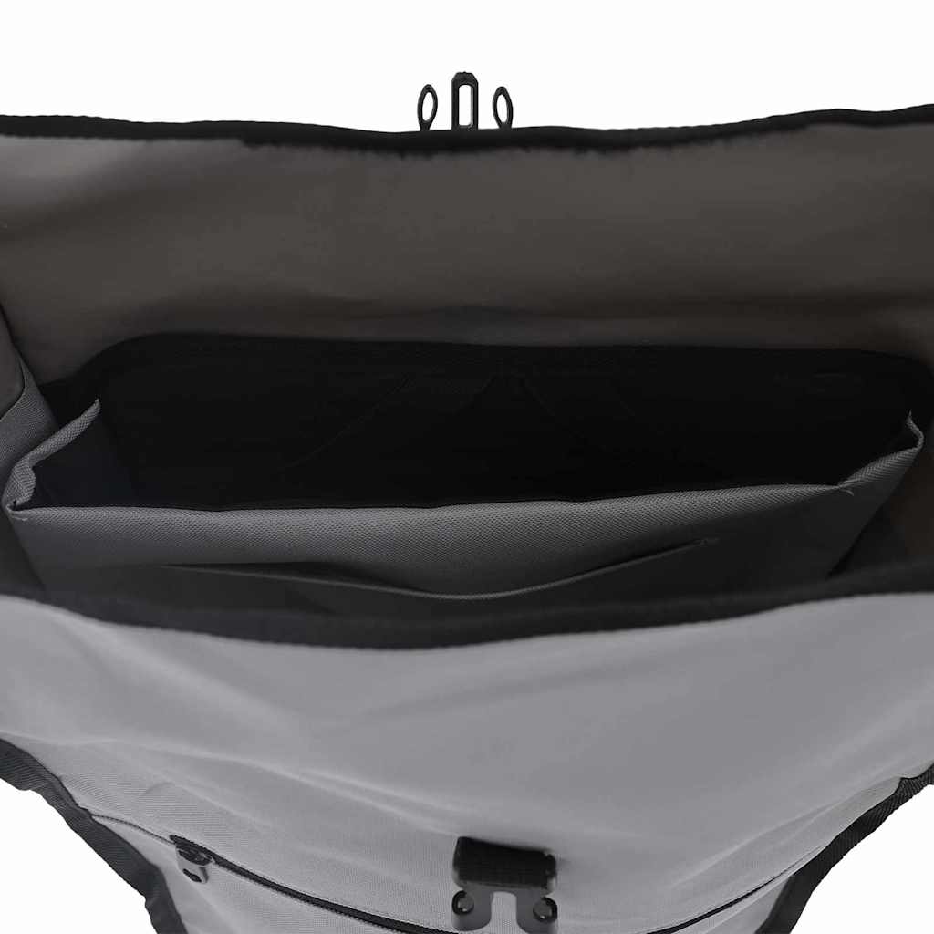 vidaXL Torba rowerowa Szary 34 x 16 x 59 cm Poliester