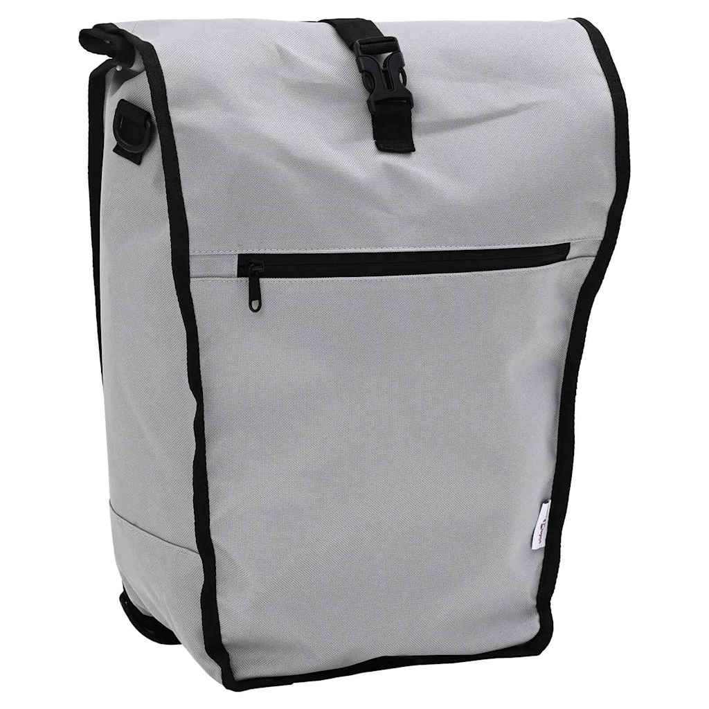 vidaXL Torba rowerowa Szary 34 x 16 x 59 cm Poliester