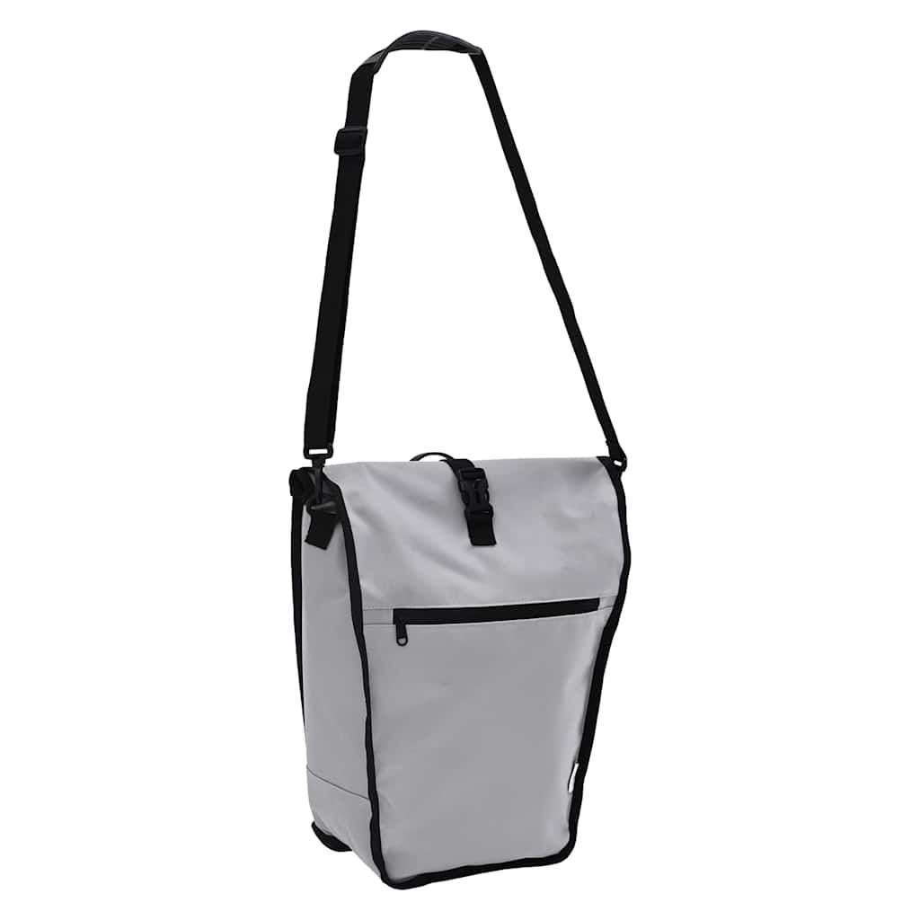 vidaXL Torba rowerowa Szary 34 x 16 x 59 cm Poliester