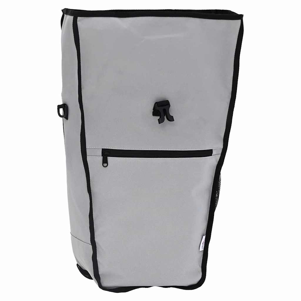 vidaXL Torba rowerowa Szary 34 x 16 x 59 cm Poliester