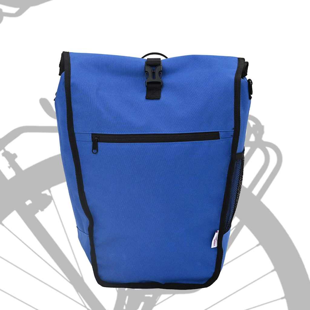 vidaXL Torba rowerowa Niebieski 34 x 16 x 59 cm Poliester