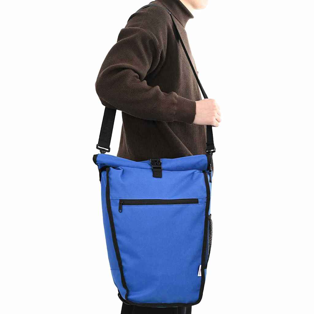 vidaXL Torba rowerowa Niebieski 34 x 16 x 59 cm Poliester