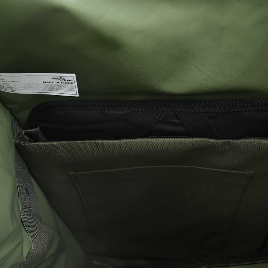 vidaXL Torba rowerowa Oliwkowy 34 x 16 x 59 cm Poliester