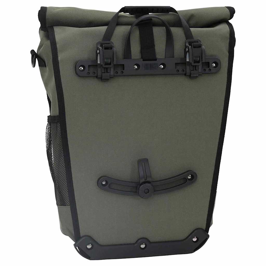 vidaXL Torba rowerowa Oliwkowy 34 x 16 x 59 cm Poliester