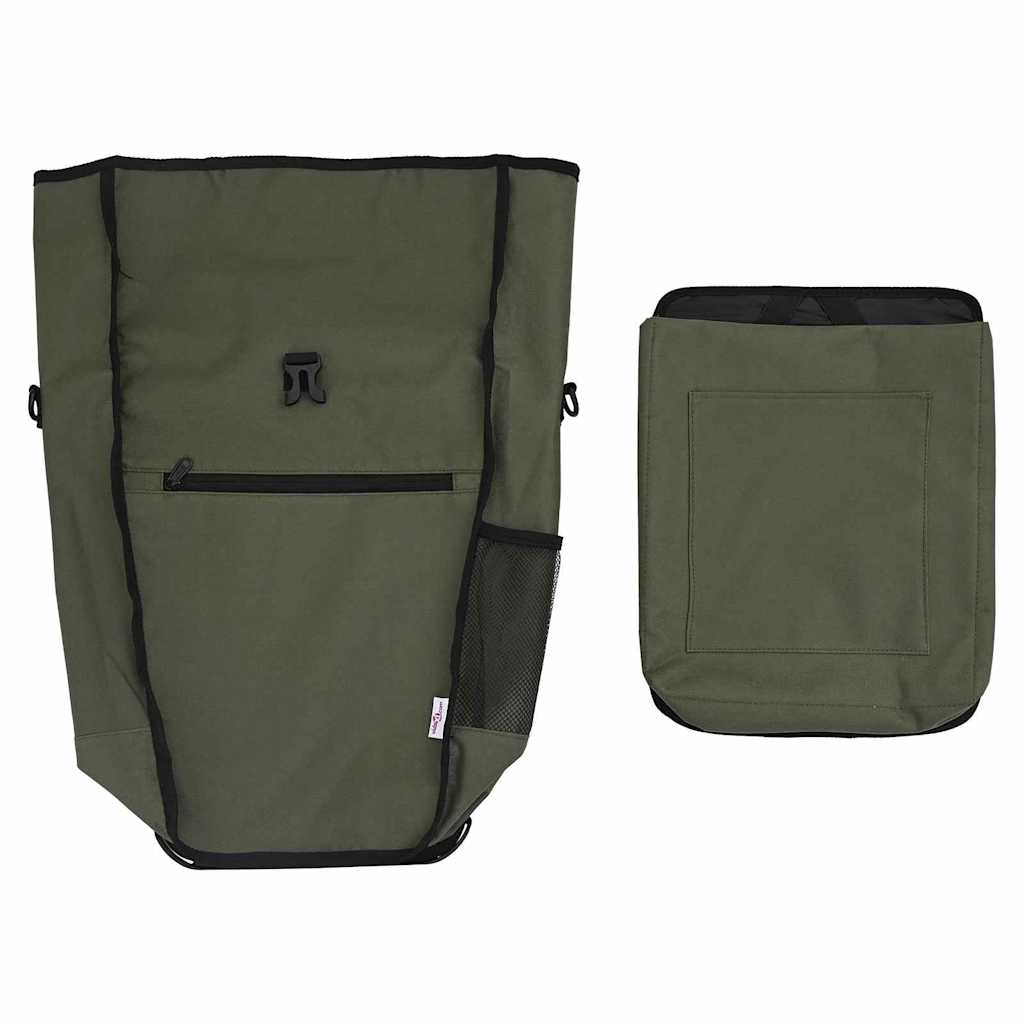 vidaXL Torba rowerowa Oliwkowy 34 x 16 x 59 cm Poliester
