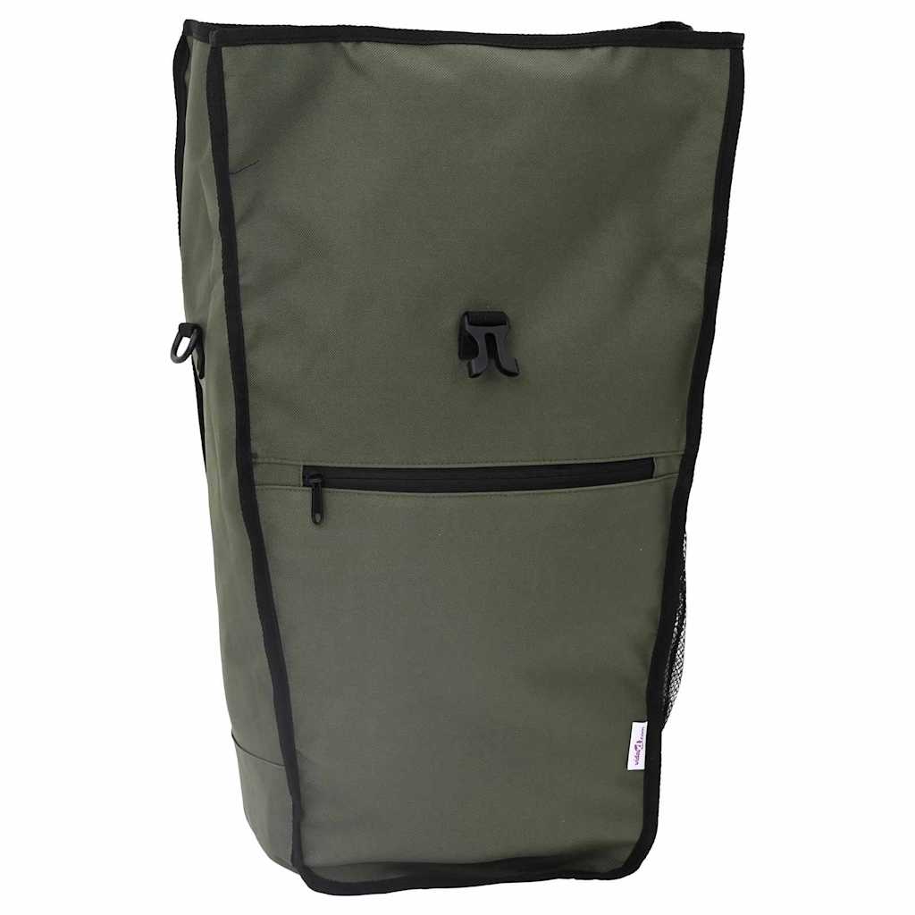 vidaXL Torba rowerowa Oliwkowy 34 x 16 x 59 cm Poliester