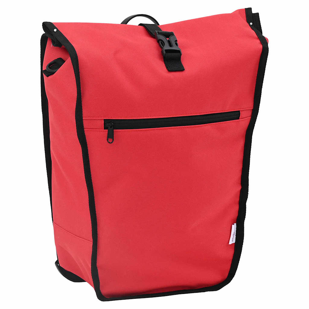 vidaXL Torba rowerowa Czerwony 34 x 16 x 59 cm Poliester