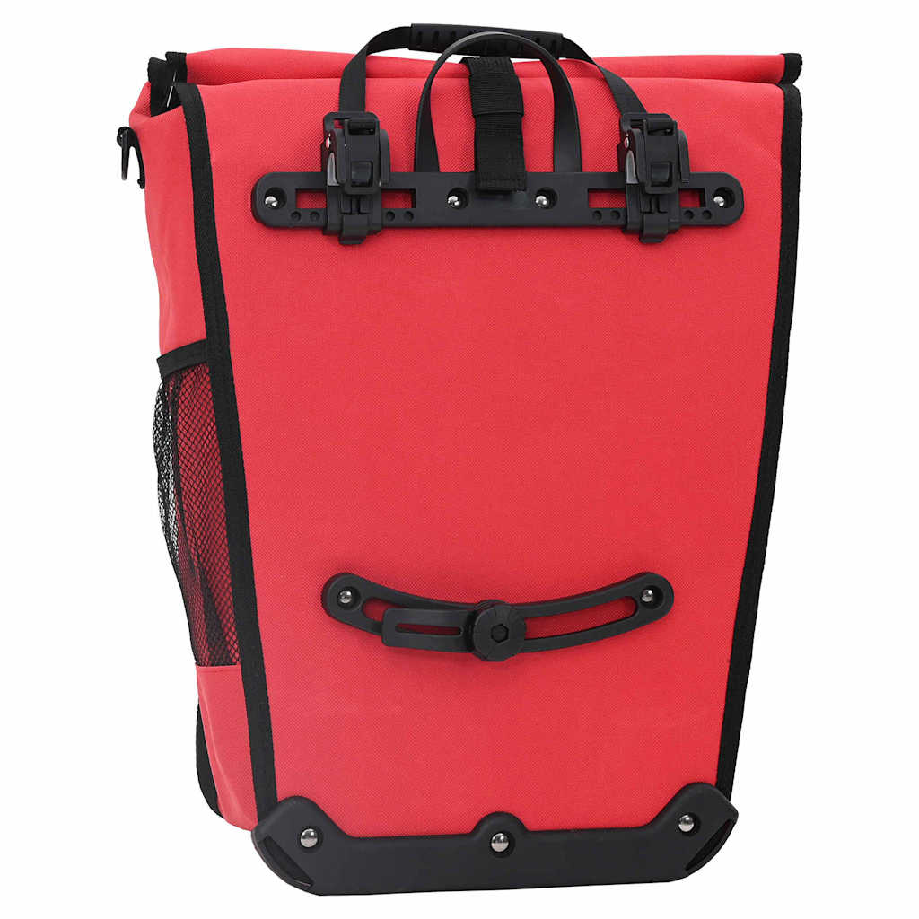 vidaXL Torba rowerowa Czerwony 34 x 16 x 59 cm Poliester