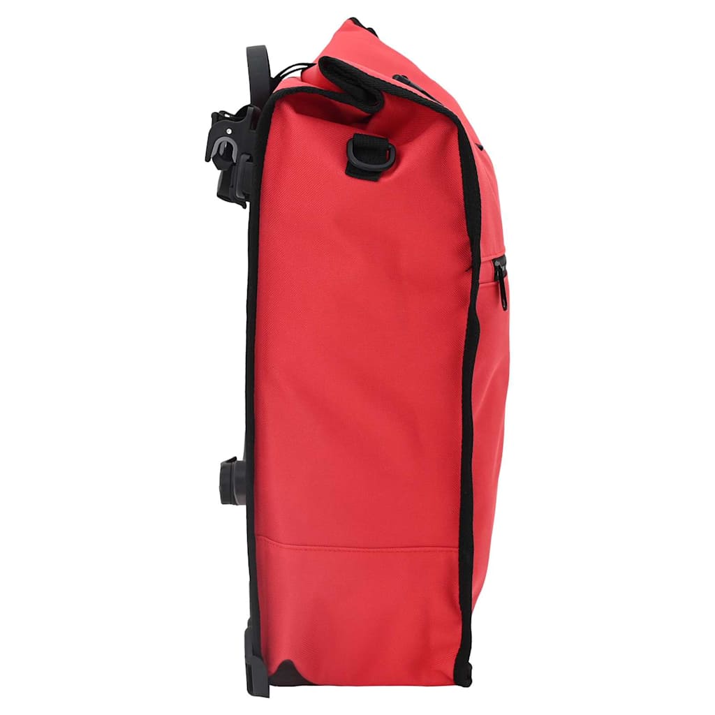 vidaXL Torba rowerowa Czerwony 34 x 16 x 59 cm Poliester