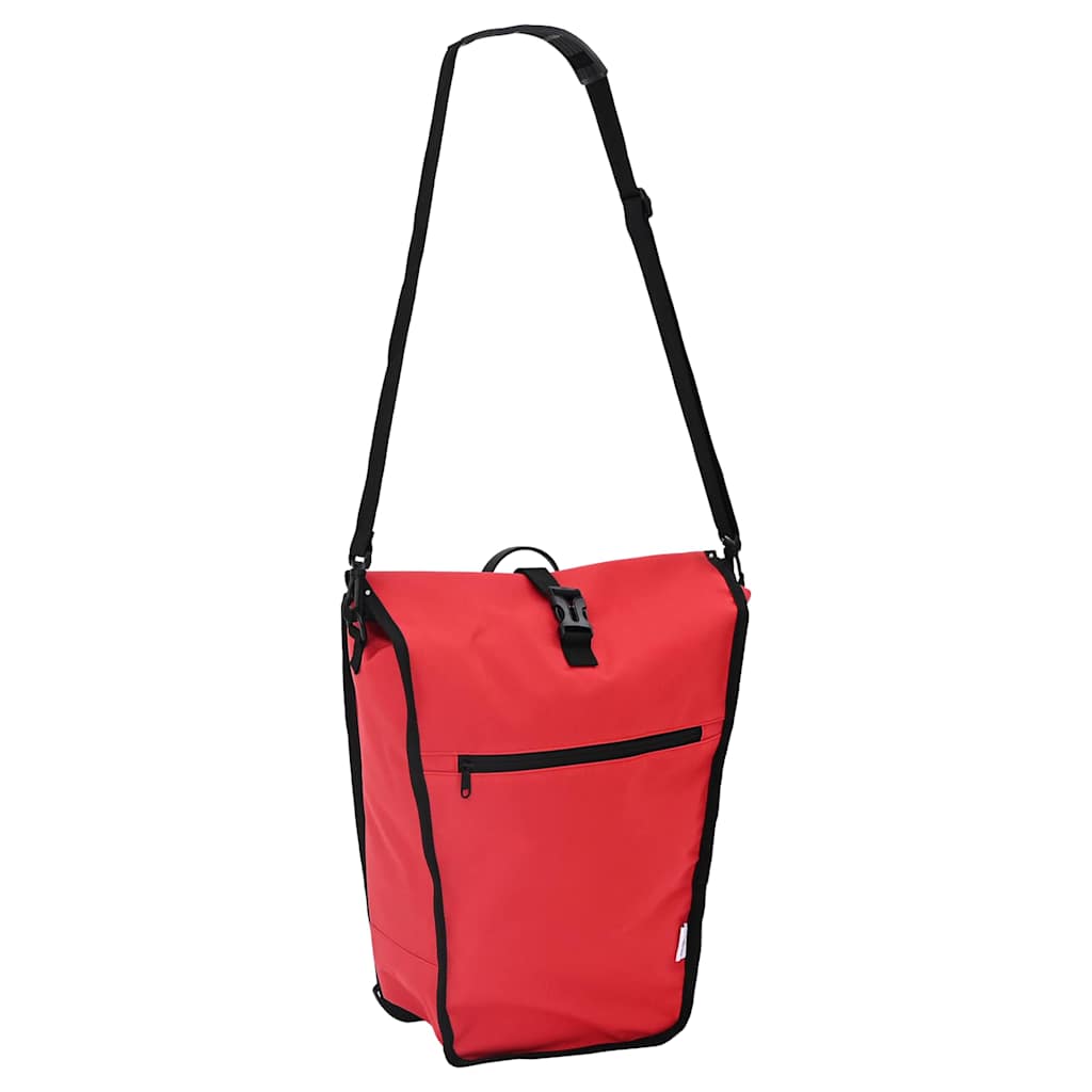 vidaXL Torba rowerowa Czerwony 34 x 16 x 59 cm Poliester