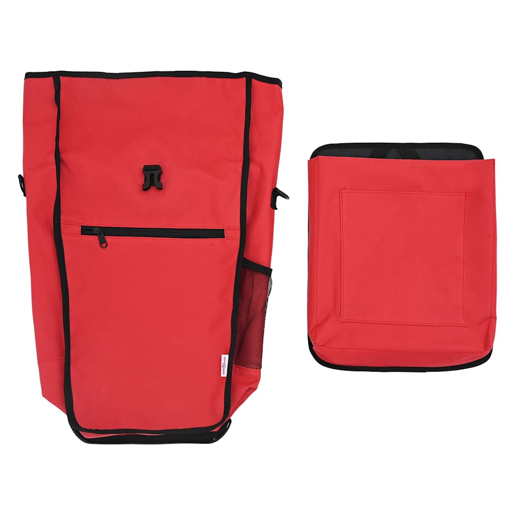 vidaXL Torba rowerowa Czerwony 34 x 16 x 59 cm Poliester