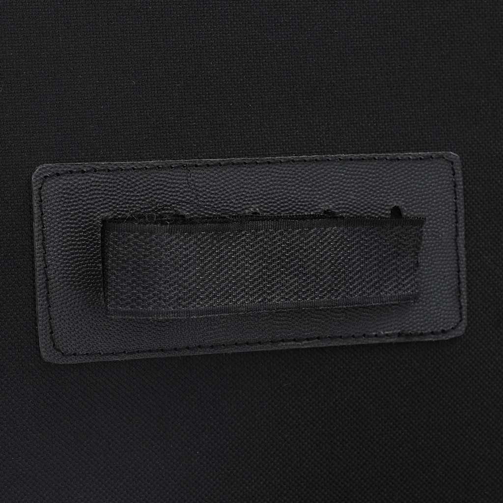 vidaXL Torba rowerowa Czarny 40 x 18.5 x 35 cm Poliester