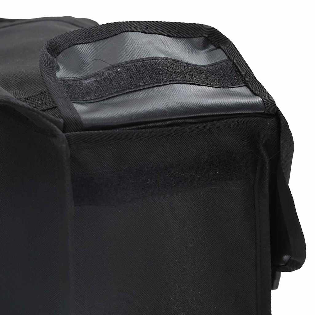 vidaXL Torba rowerowa Czarny 40 x 18.5 x 35 cm Poliester
