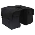 vidaXL Torba rowerowa Czarny 40 x 18.5 x 35 cm Poliester