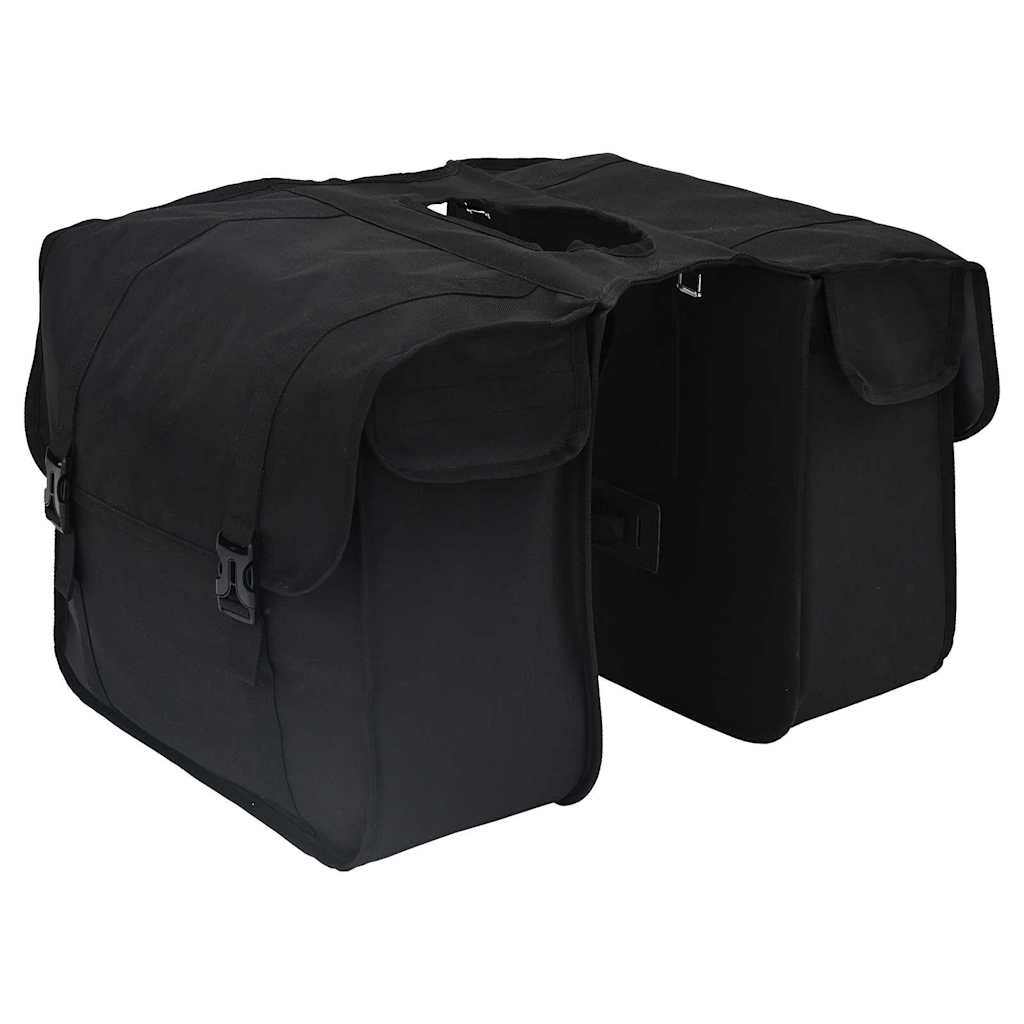 vidaXL Torba rowerowa Czarny 40 x 18.5 x 35 cm Poliester