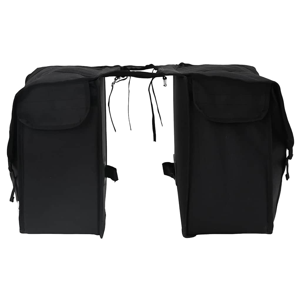 vidaXL Torba rowerowa Czarny 40 x 18.5 x 35 cm Poliester
