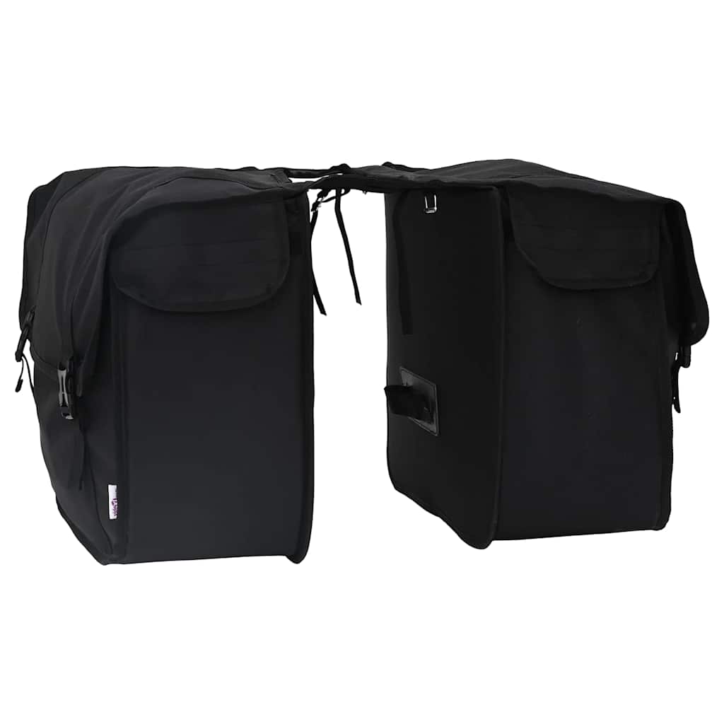 vidaXL Torba rowerowa Czarny 40 x 18.5 x 35 cm Poliester