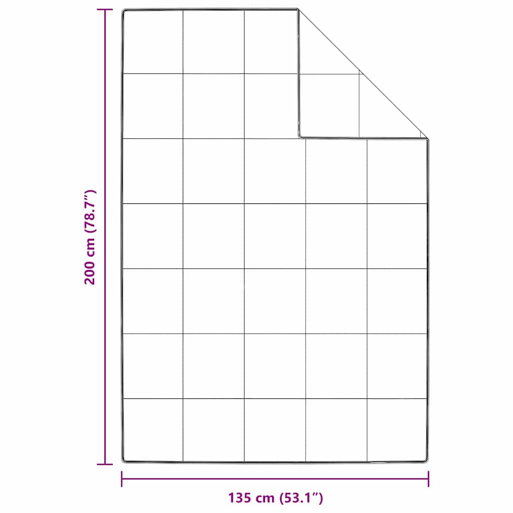 vidaXL Letni Kołdra Biały 135 x 200 cm Pióra
