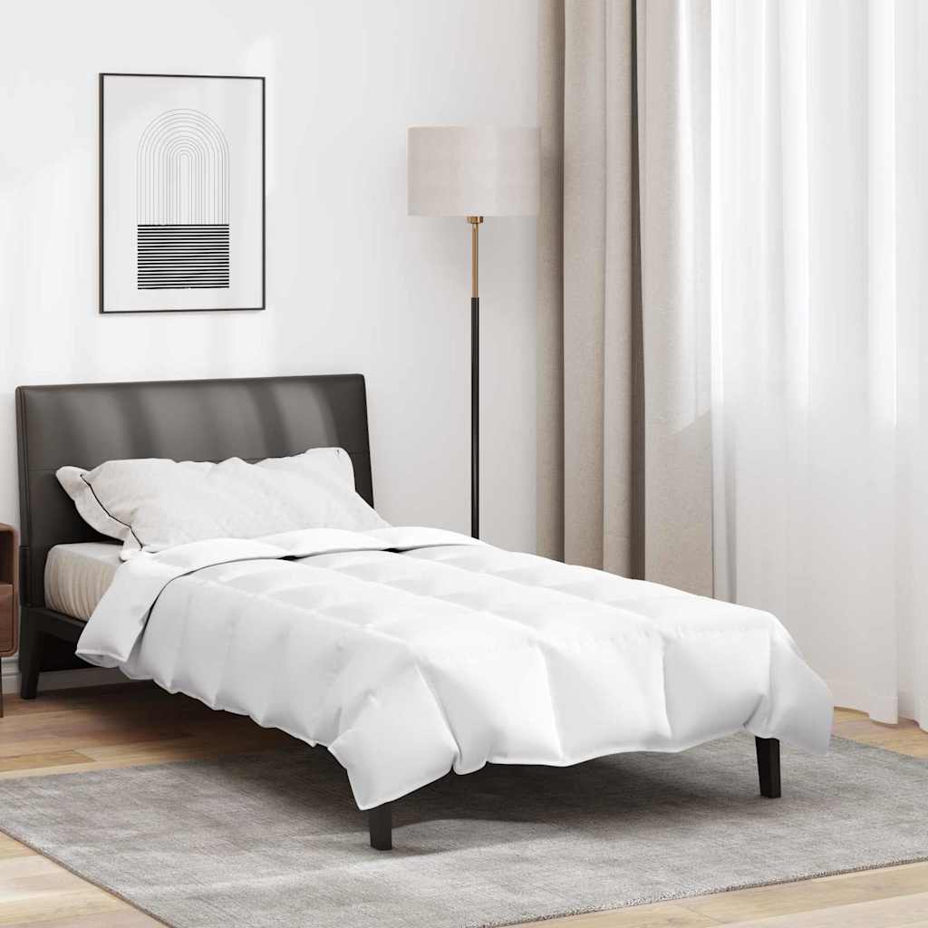 vidaXL Letni Kołdra Biały 155 x 220 cm Pióra