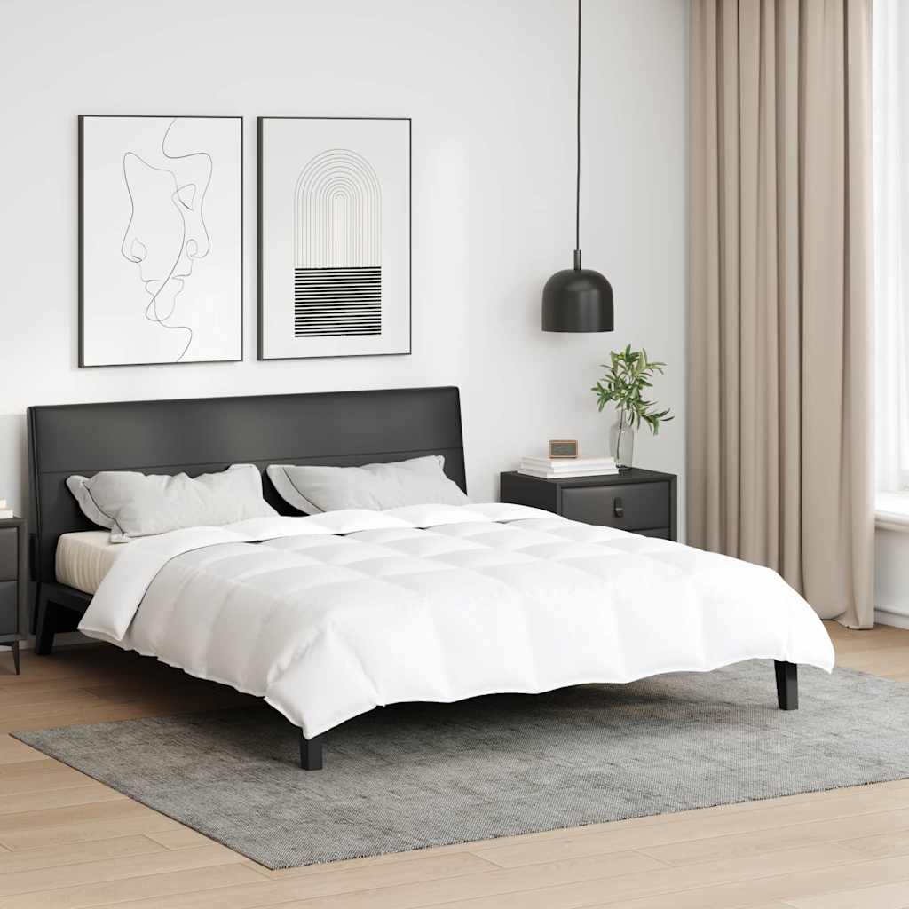 vidaXL Letni Kołdra Biały 260 x 220 cm Pióra