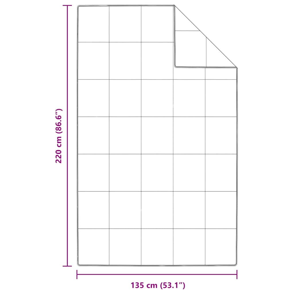 vidaXL Kołdra Biały 135 x 220 cm Pióra