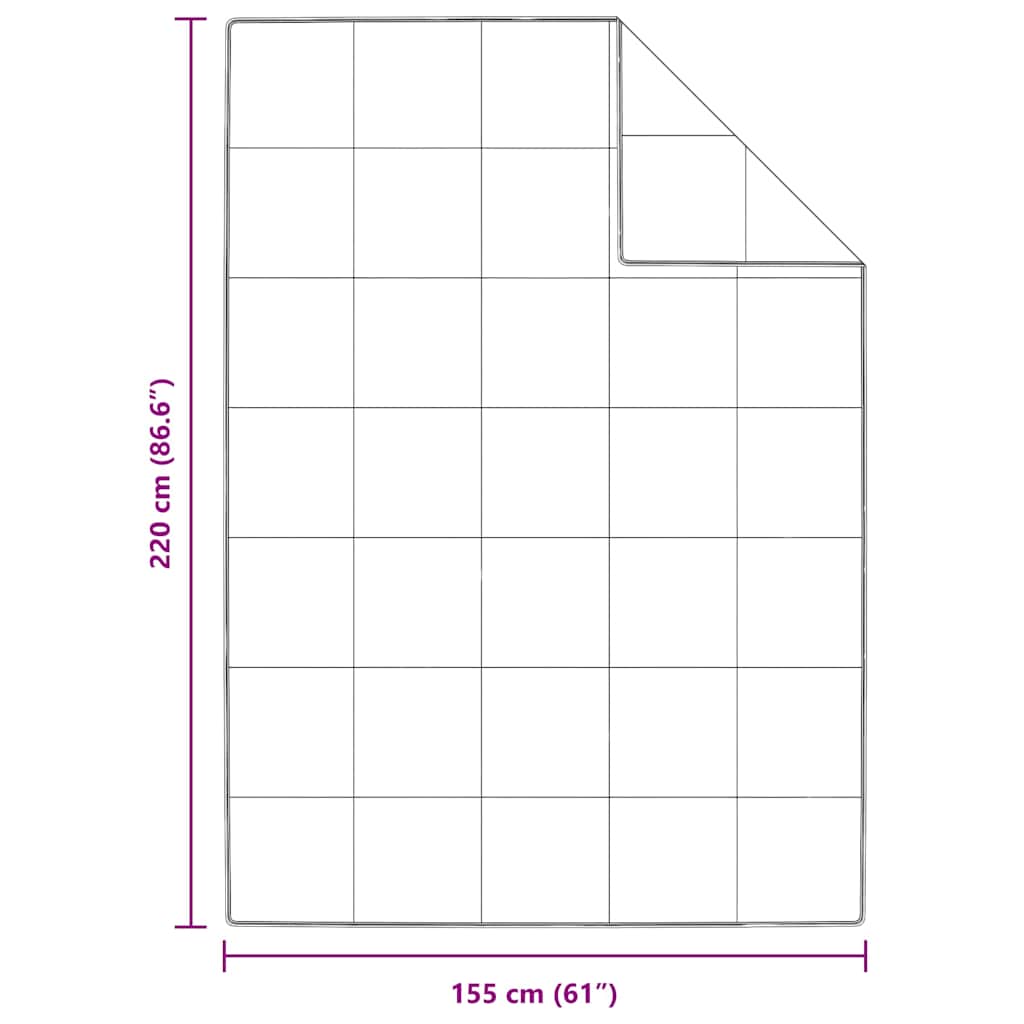 vidaXL Kołdra Biały 155 x 220 cm Pióra