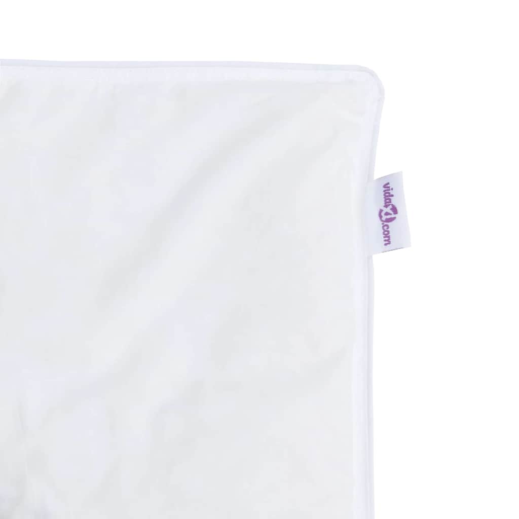 vidaXL Zimowa Kołdra Biały 140 x 220 cm Pióra