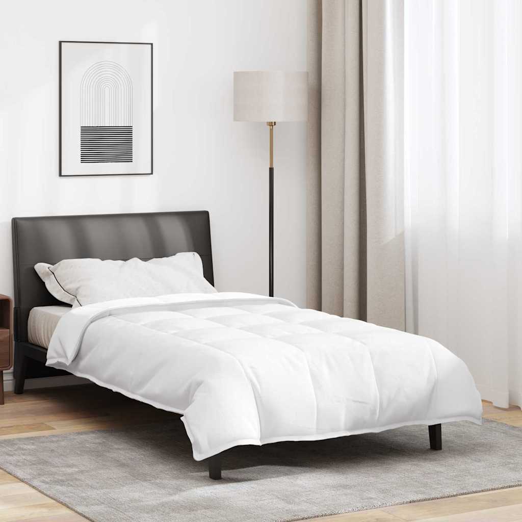 vidaXL Kołdra 2-w-1 Biały 155 x 200 cm Pióra