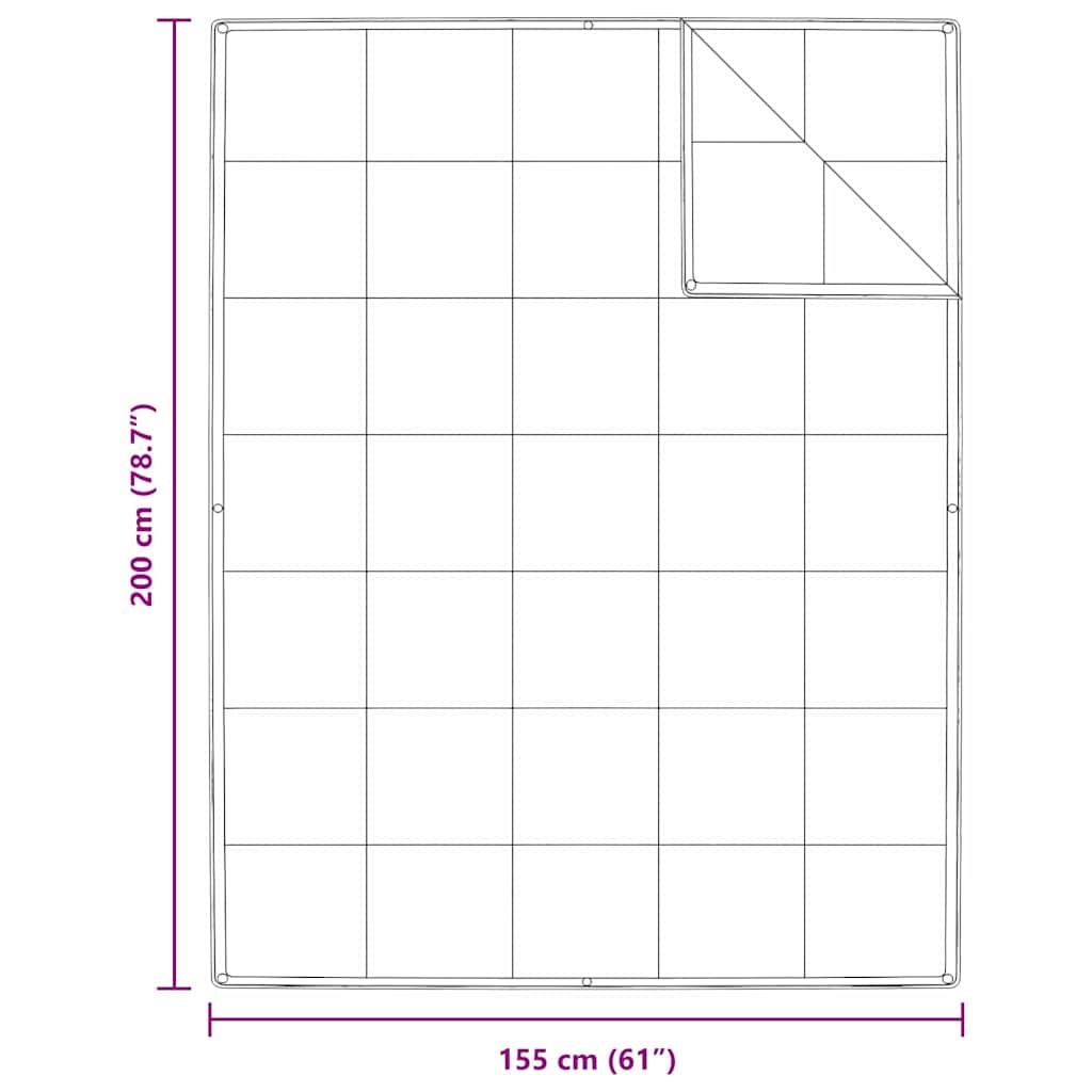 vidaXL Kołdra 2-w-1 Biały 155 x 200 cm Pióra