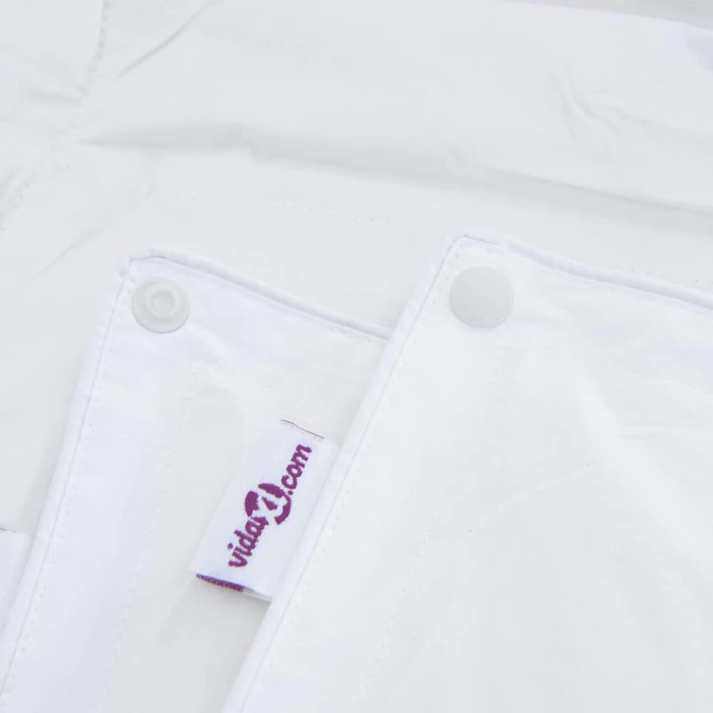vidaXL Kołdra 2-w-1 Biały 240 x 220 cm Pióra