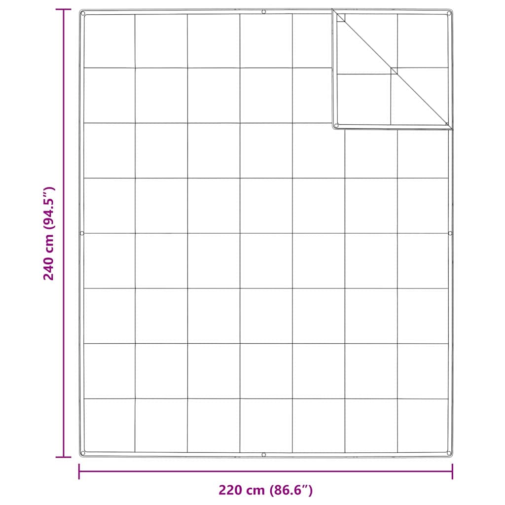 vidaXL Kołdra 2-w-1 Biały 240 x 220 cm Pióra