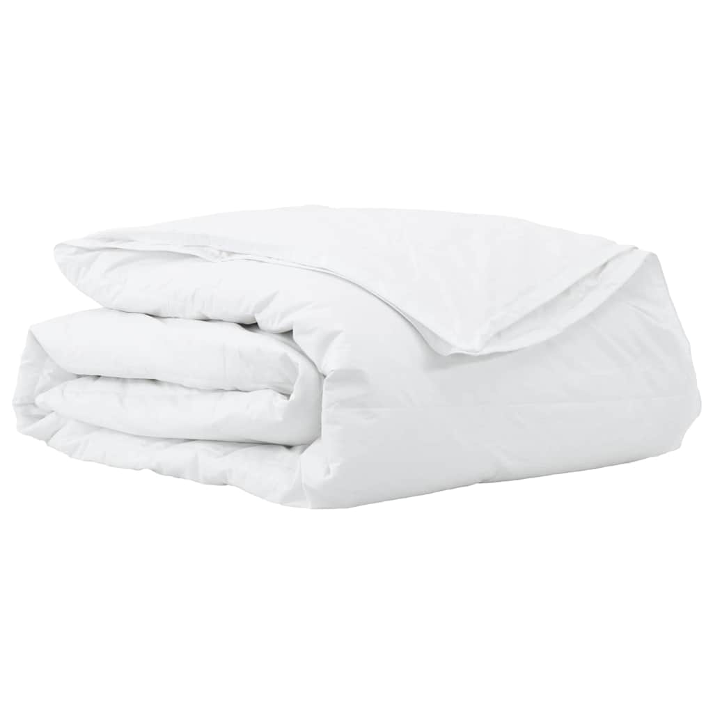 vidaXL Kołdra 2-w-1 Biały 260 x 220 cm Pióra