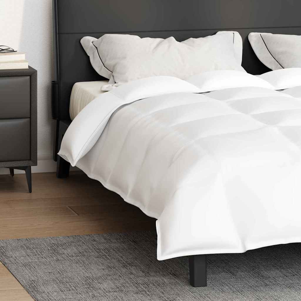 vidaXL Kołdra 2-w-1 Biały 240 x 260 cm Pióra