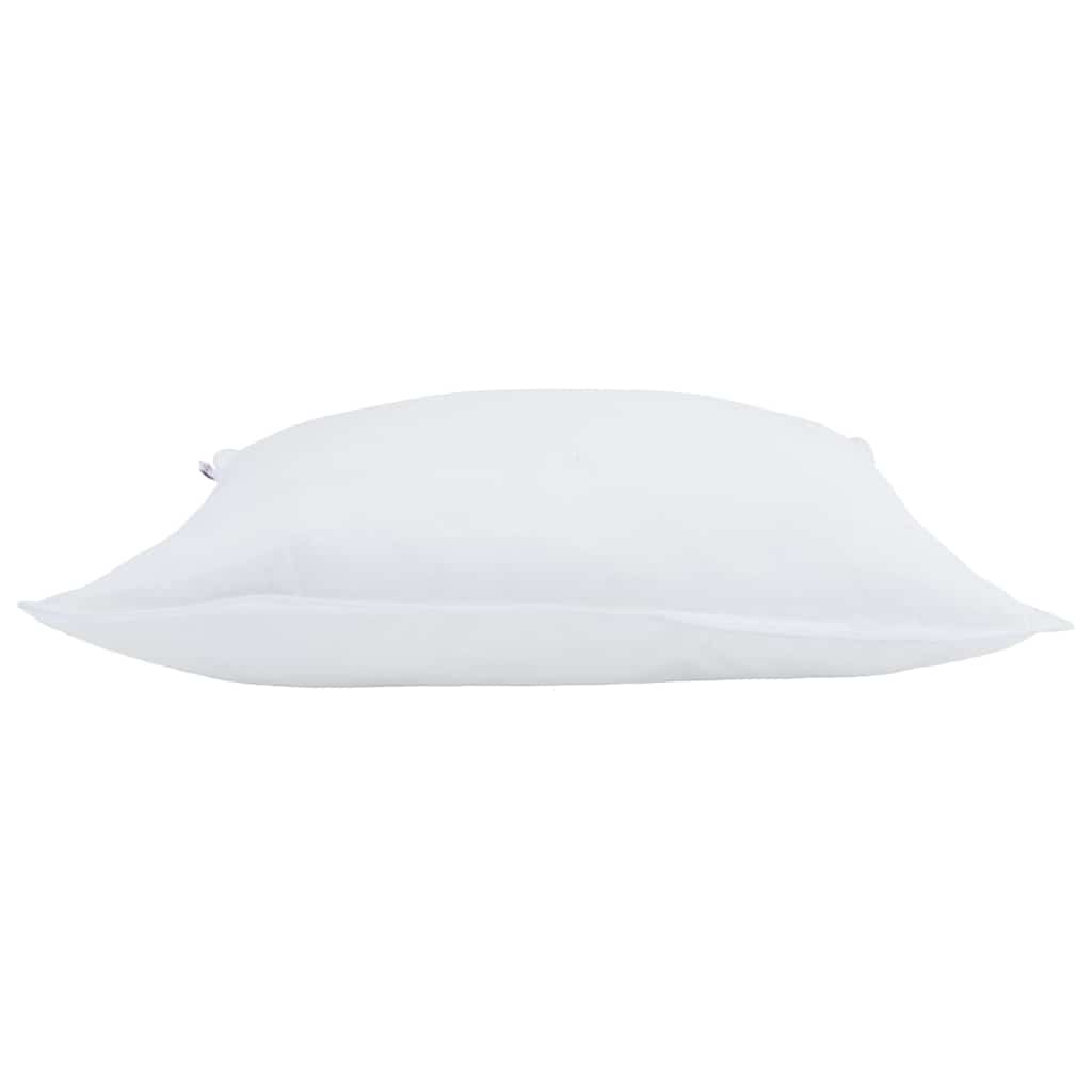vidaXL Poduszka z poduszką 2 pcs Biały 40 x 40 cm Pióra