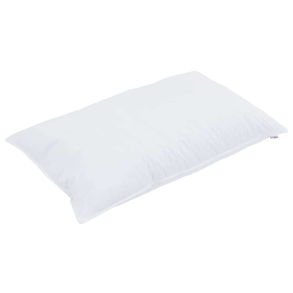vidaXL Poduszka z poduszką Biały 40 x 80 cm bawełna