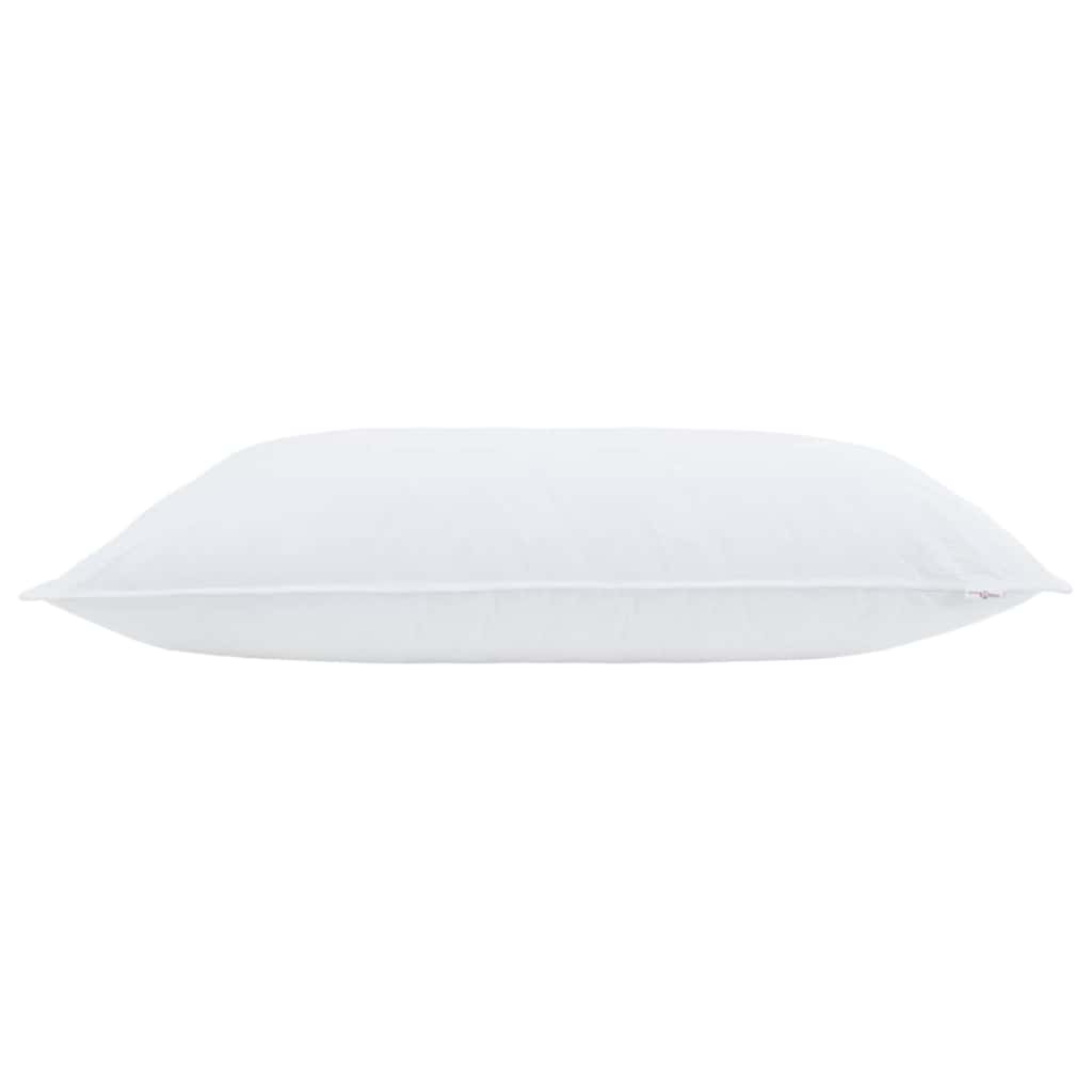 vidaXL Poduszka z poduszką Biały 40 x 80 cm bawełna