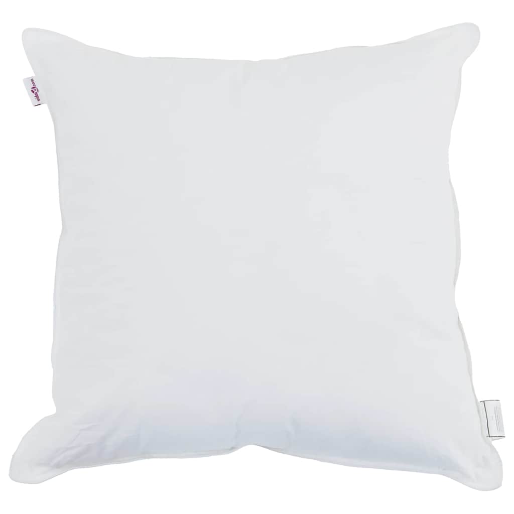 vidaXL Poduszka z poduszką Biały 80 x 80 cm bawełna