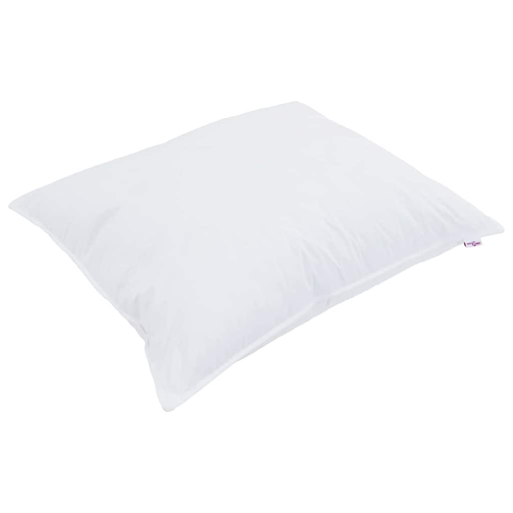 vidaXL Poduszka z poduszką 2 pcs Biały 60 x 80 cm bawełna