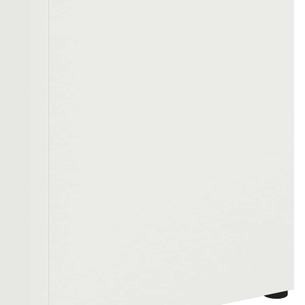 vidaXL Stojak na Parasol Deszczowy Biały 15,5 x 15,5 x 49 cm Stal