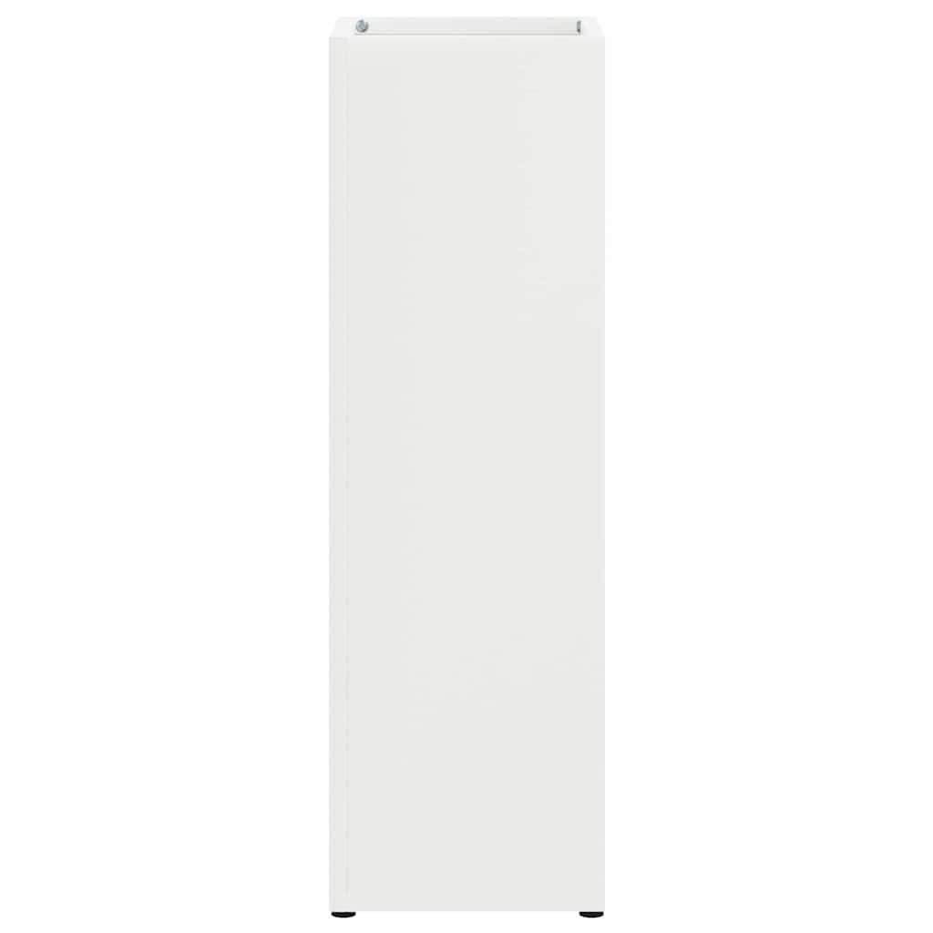 vidaXL Stojak na Parasol Deszczowy Biały 15,5 x 15,5 x 49 cm Stal