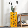 vidaXL Stojak na Parasol Deszczowy Musztardowy 15,5 x 15,5 x 49 cm