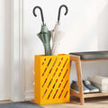 vidaXL Stojak na Parasol Deszczowy Musztardowy żółty 28 x 12 x 41 cm